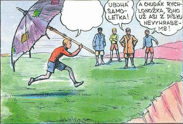 Rychlonožka skáče