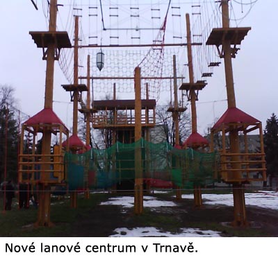 Lanové centrum v Trnavě.