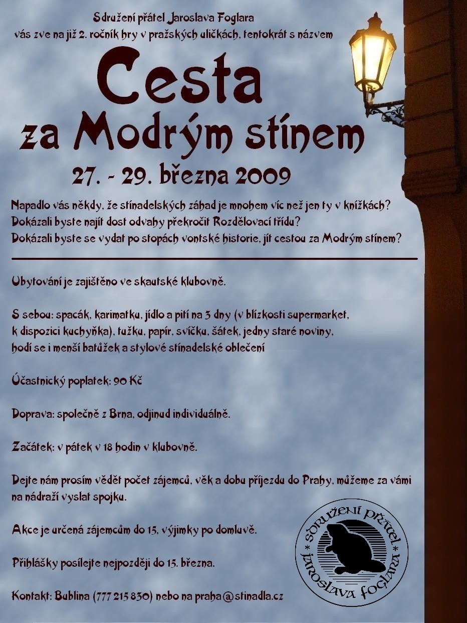 Cesta za Modrým stínem.
