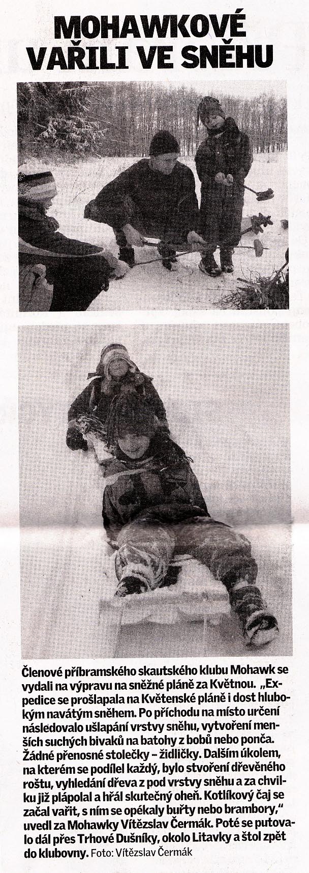 Článek z novin.