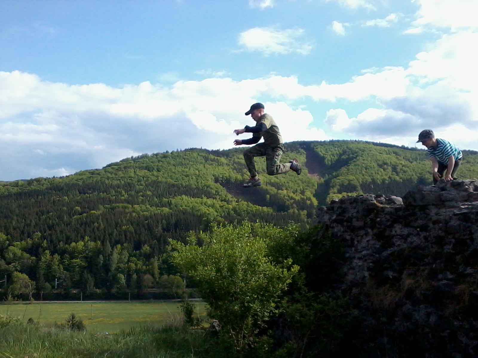 Volta při skoku.
