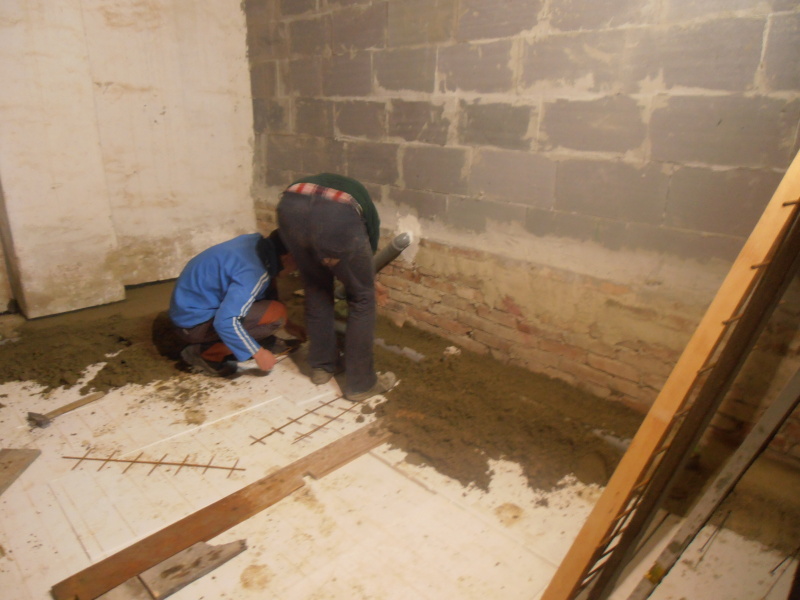 Betonování záchodů Betonování záchodů