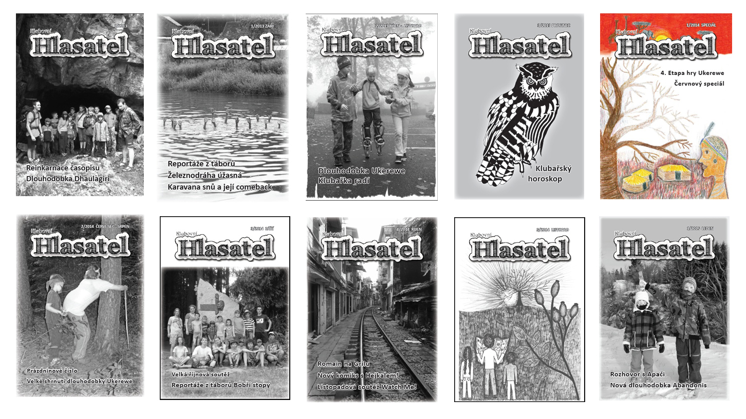 Zatím vyšlá čísla Klubovního hlasatele Zatím vyšlá čísla Klubovního hlasatele